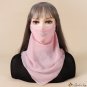 New solid color mask towel sunshade breathable neck protector scarf veil scarf