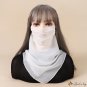 New solid color mask towel sunshade breathable neck protector scarf veil scarf