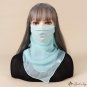 New solid color mask towel sunshade breathable neck protector scarf veil scarf
