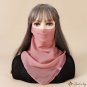 New solid color mask towel sunshade breathable neck protector scarf veil scarf