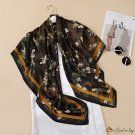 New 110cm simulation silk scarf square scarf female package headscarf yarn booth scarf shawl scarf