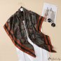 New 110cm simulation silk scarf square scarf female package headscarf yarn booth scarf shawl scarf