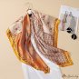 New 110cm simulation silk scarf square scarf female package headscarf yarn booth scarf shawl scarf