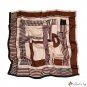 New 110cm simulation silk scarf square scarf female package headscarf yarn booth scarf shawl scarf