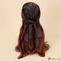 New 90CM imitation silk large square scarf cashew women's silk scarf wrap head scarf scarf