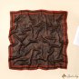 New 90CM imitation silk large square scarf cashew women's silk scarf wrap head scarf scarf