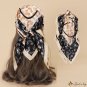 Spring and summer satin silk scarf simulation silk scarf female 70cm small square scarf neck scarf h