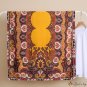 Cashew flower long scarf simulation silk scarf female printing Lijing satin beach scarf large shawl