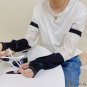 Printed color blocking sleeves female outdoor UV protection driving arm protection