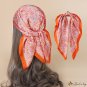 Satin chiffon simulation silk small silk scarf scarf female square scarf neck scarf hair tie print