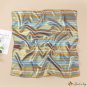 Sateen print silk scarf simulation silk small square scarf small neck scarf ladies scarf style decor