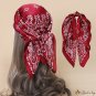 Flow simulation silk small silk scarf scarf female square scarf neck scarf hairband print