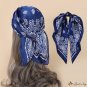 Flow simulation silk small silk scarf scarf female square scarf neck scarf hairband print