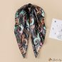 Spring and summer new 90CM cashew simulation silk large square scarf temperament ladies silk scarf w