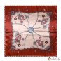 Spring and summer new 90CM simulation silk large square scarf carriage temperament ladies silk scarf