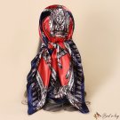 Spring and summer new 90CM simulation silk tinker large square scarf temperament ladies silk scarf w