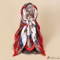 Spring and summer new 90CM simulation silk tinker large square scarf temperament ladies silk scarf w
