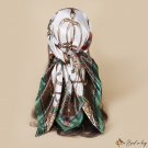 Spring and summer new 90CM simulation silk large square scarf temperament ladies silk scarf wrapped 