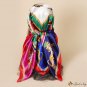 Spring and summer new 90CM simulation silk horse large square scarf temperament ladies silk scarf wr