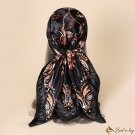 Spring and summer new 90CM cashew simulation silk large square scarf temperament ladies silk scarf w