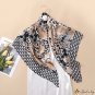 New 90CM simulation silk satin chiffon large square scarf temperament female shawl beach scarf scarf
