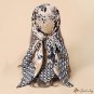 New 90CM simulation silk satin chiffon large square scarf temperament female shawl beach scarf scarf