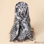 New 90CM simulation silk satin chiffon large square scarf temperament female shawl beach scarf scarf