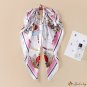 Spring and summer new 90CM simulation silk large square scarf sailing temperament Ms. silk scarf wra