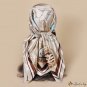Spring and summer new 90CM simulation silk large square scarf sailing temperament Ms. silk scarf wra