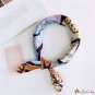 50 new satin silk scarf women polka dot sweet hair tie package small scarf printing square scarf