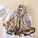 Shawl multi-use female imitation cotton linen printing scarf warm fashion magnanimous silk scarf lon