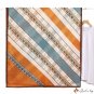 New shawl summer multi-use female imitation cotton linen printing scarf warm fashion magenta silk sc