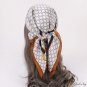 Simulation silk scarf fashion belt chain hair band small square scarf female spring and autumn thin 