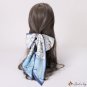 Spring and summer hair ribbon floating satin simulation silk female small long scarf headscarf neck 