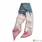 Spring and summer hair ribbon floating satin simulation silk female small long scarf headscarf neck 