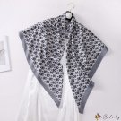 New love lattice simulation silk shawl silk scarf square scarf female package head yarn stall scarf 