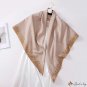 New love lattice simulation silk shawl silk scarf square scarf female package head yarn stall scarf