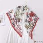 New love lattice simulation silk shawl silk scarf square scarf female package head yarn stall scarf
