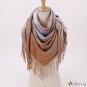 New imitation cashmere printing multi-color plaid fringe scarf female autumn and winter warm long th