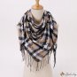 New imitation cashmere printing multi-color plaid fringe scarf female autumn and winter warm long th