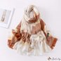 New early autumn imitation cashmere multi-color simple lines scarf female warm long thickened multi-
