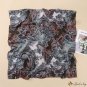 Early autumn shawl multi-use female imitation cotton and linen printing color blocking scarf warm fa