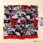 Early autumn shawl multi-use female imitation cotton and linen printing color blocking scarf warm fa