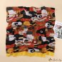Early autumn shawl multi-use female imitation cotton and linen printing color blocking scarf warm fa