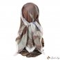 The new twill simulation silk square scarf flow big brand temperament silk scarf female headscarf sh