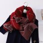 Early autumn new polyester and cotton multi-color lines plaid scarf female warm long thickened scarf