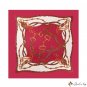 Black classic paragraph silk scarf 90CM simulation silk printing satin ladies wrapping wrapping head
