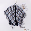 New imitation cashmere printing multi-color plaid fringe scarf female autumn and winter warm long th