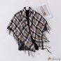 New imitation cashmere printing multi-color plaid fringe scarf female autumn and winter warm long th