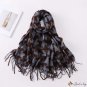 Early autumn new imitation cashmere scarf female warm fringe long thickened multi-color scarf shawl